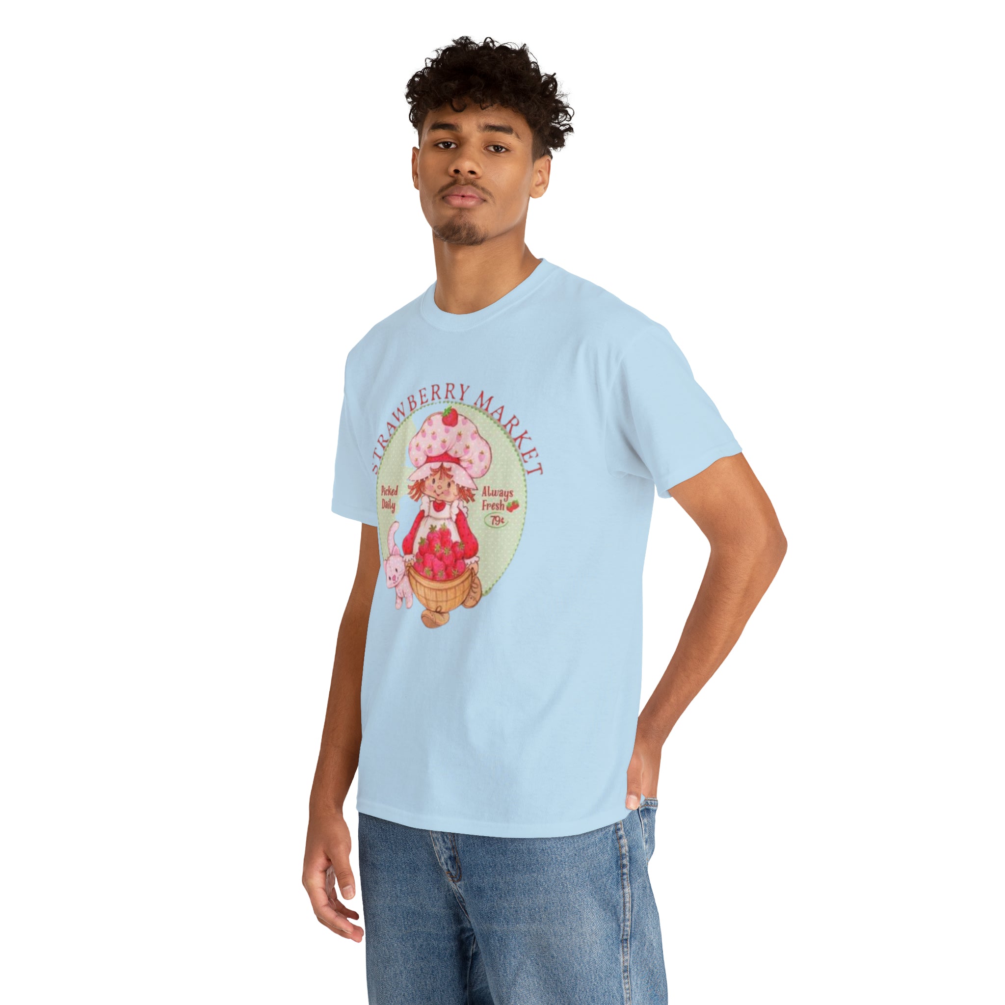 Strawberry Shortcake-  Unisex Heavy Cotton T-Shirt - Creations by Chris and Carlos